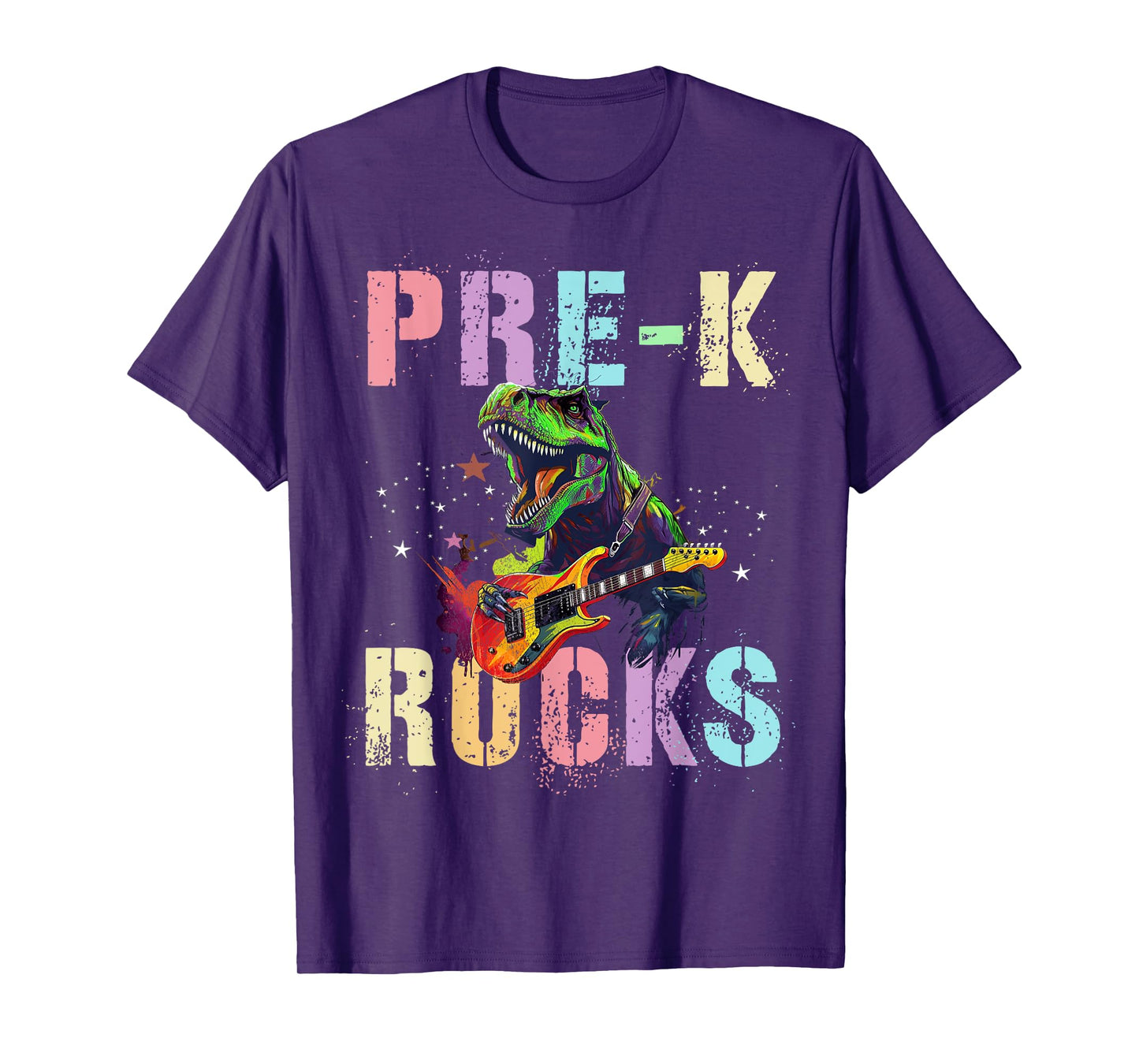 Cute PRE-K ROCKS Teacher Squad PreK Little ABCD Rockstars T-Shirt for Men Women Girls Kids