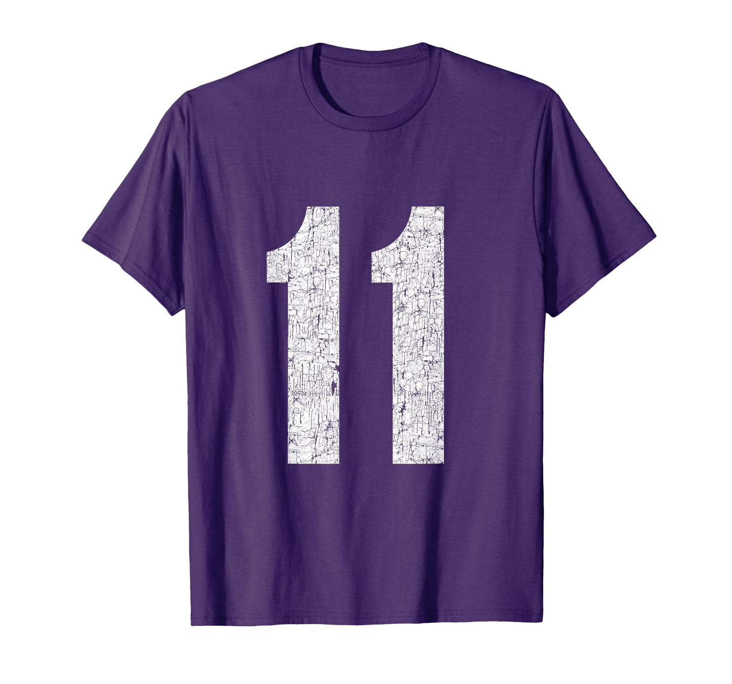 #11 Jersey Uniform Varsity Sports Number, 11th Birthday T-Shirt