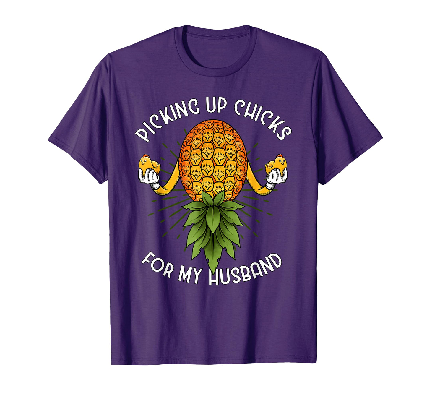 Upside Down Pineapple Swinger Wife Women T-Shirt