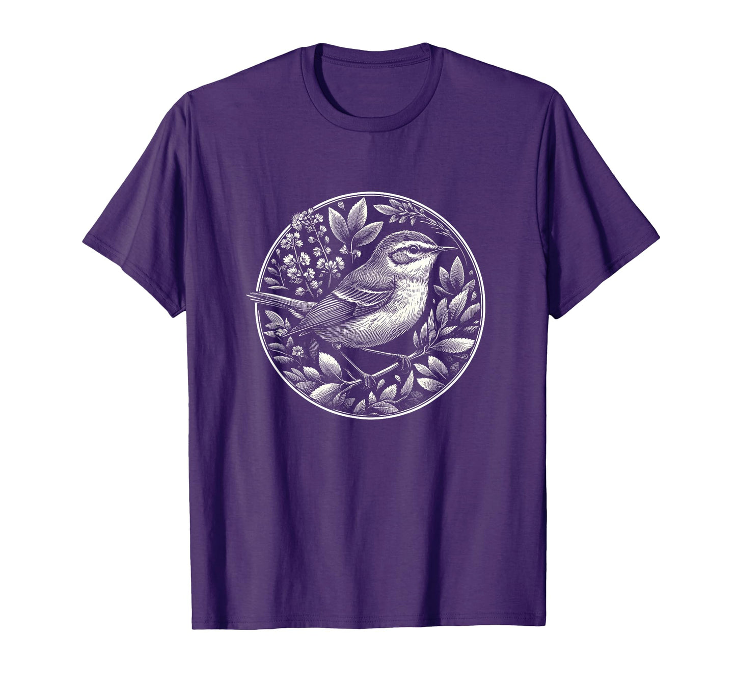 Warbler Bird Graphic Art Design T-Shirt