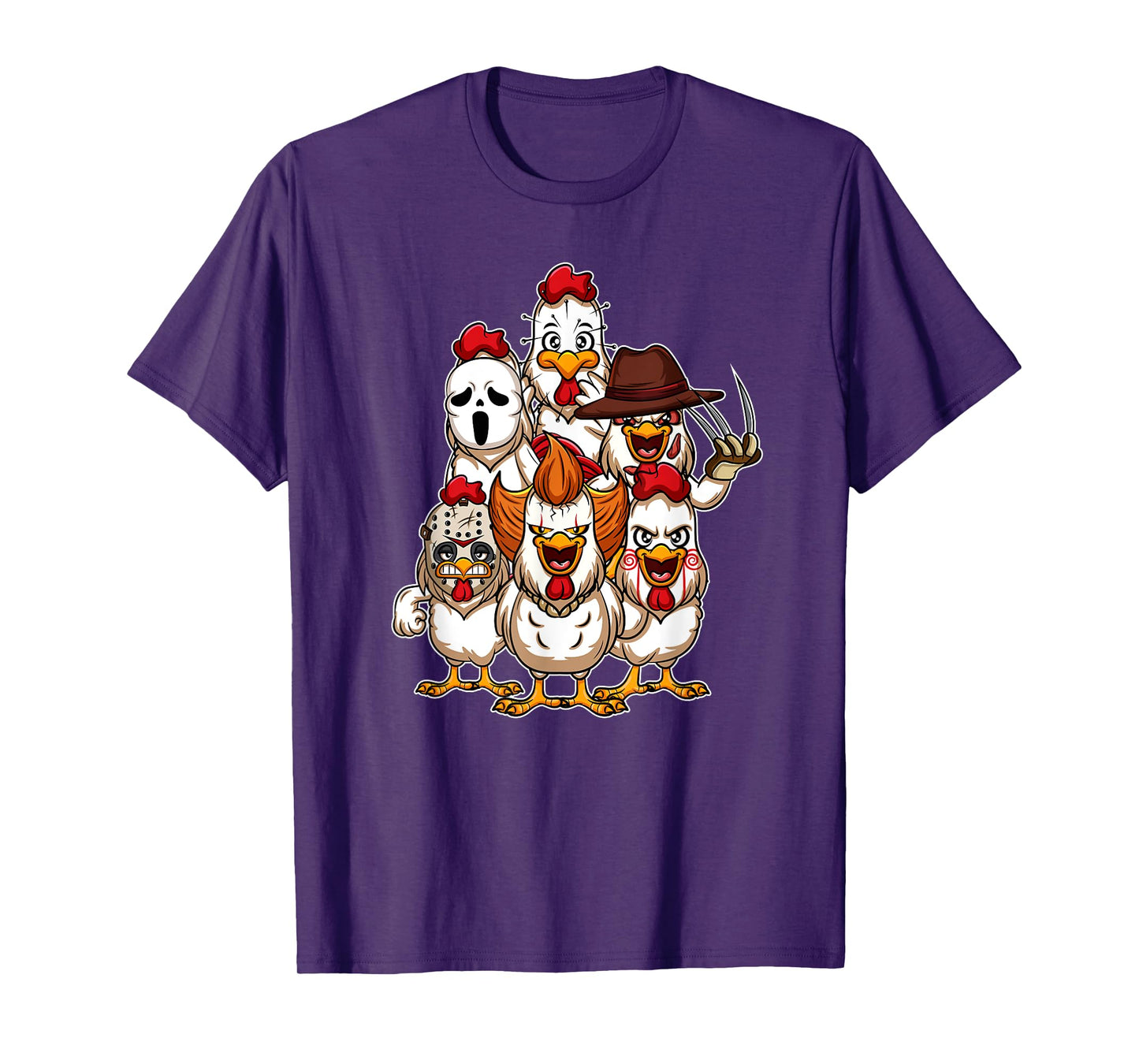 My Little Horror Crew - Halloween Chicken Horror Movie T-Shirt
