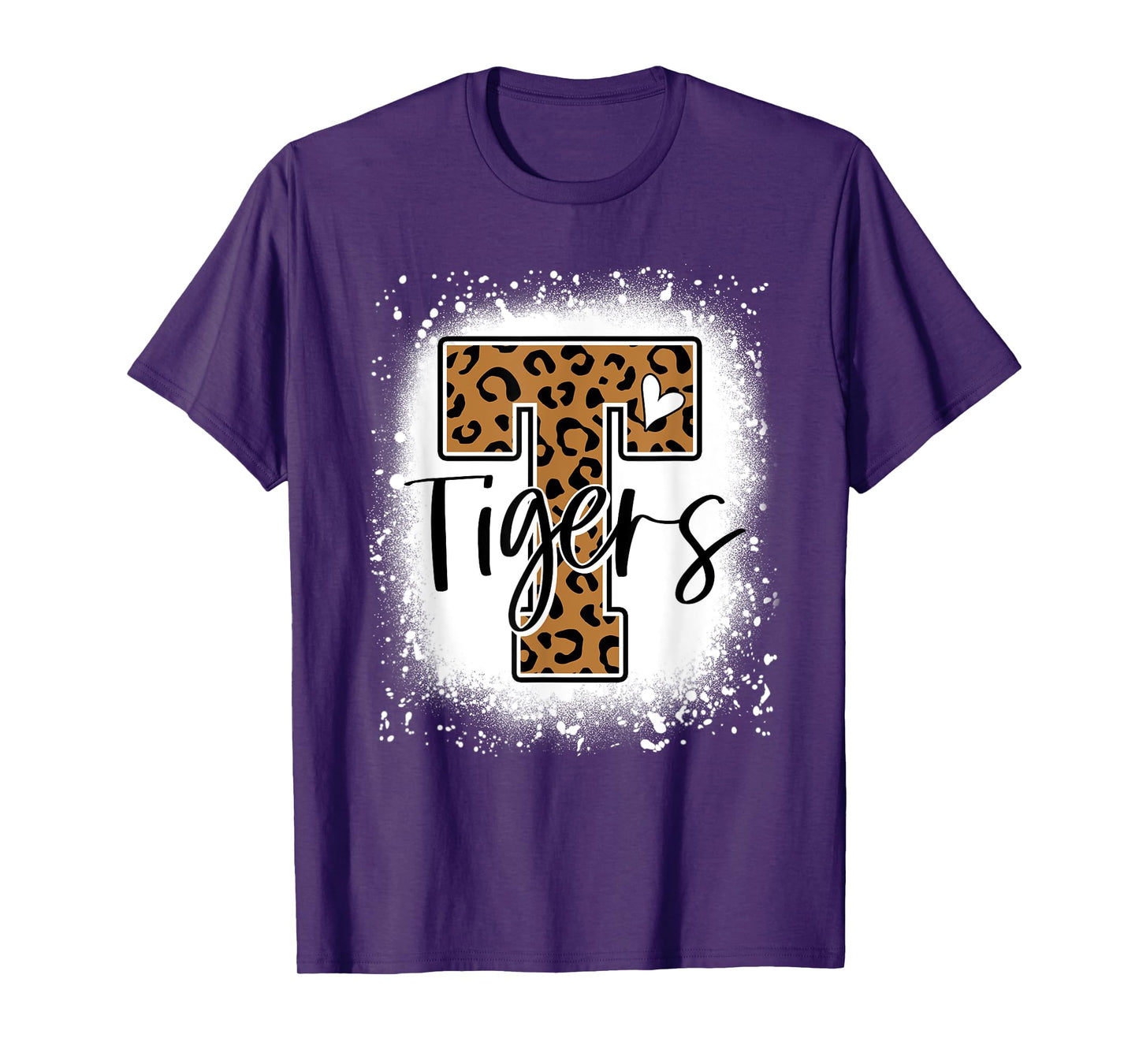 Leopard Tigers School Team Sports Fan Spirits Mascot T-Shirt