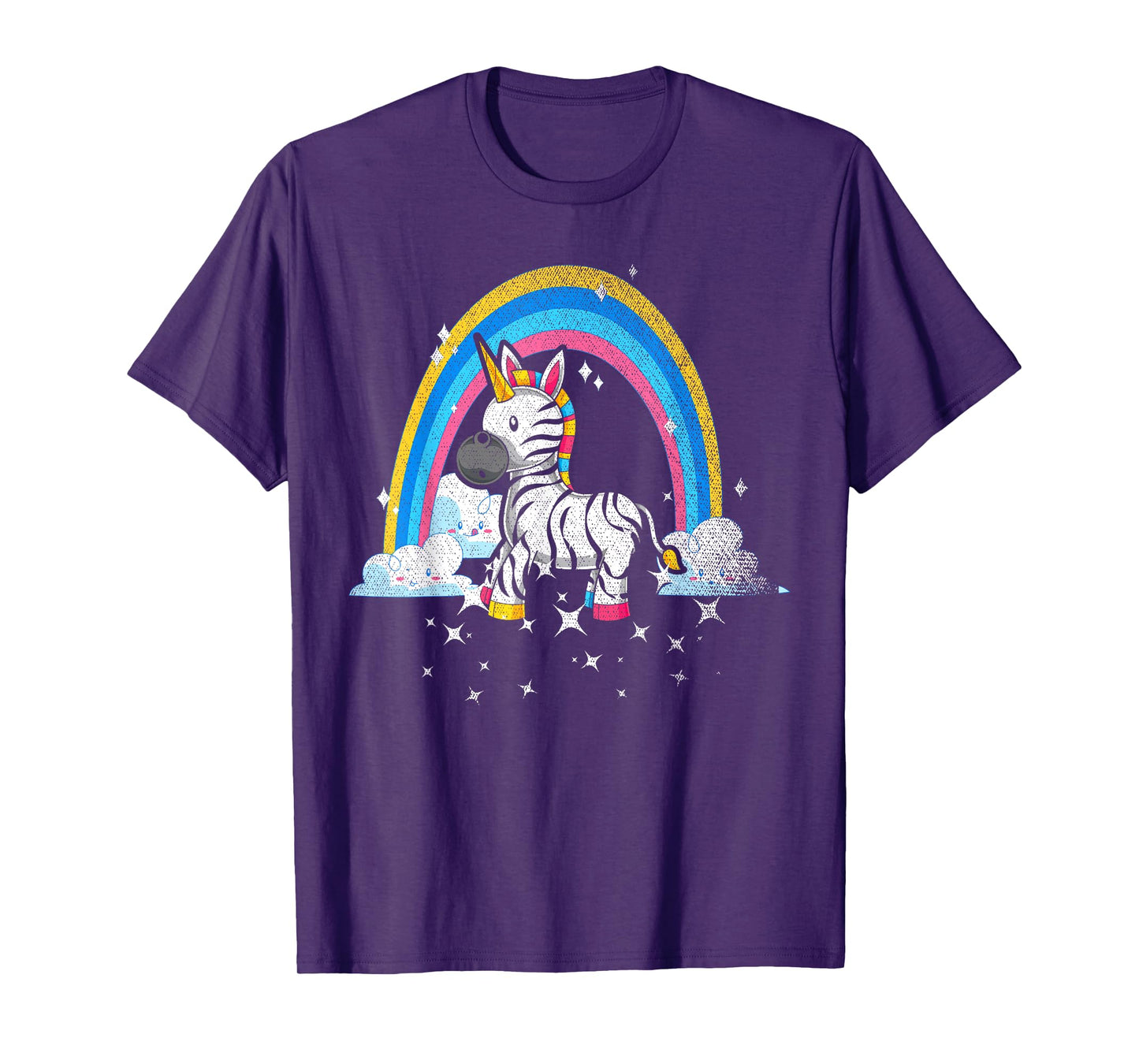 Rainbow Zebracorn Africa Animal Fantasy Zebra Unicorn T-Shirt