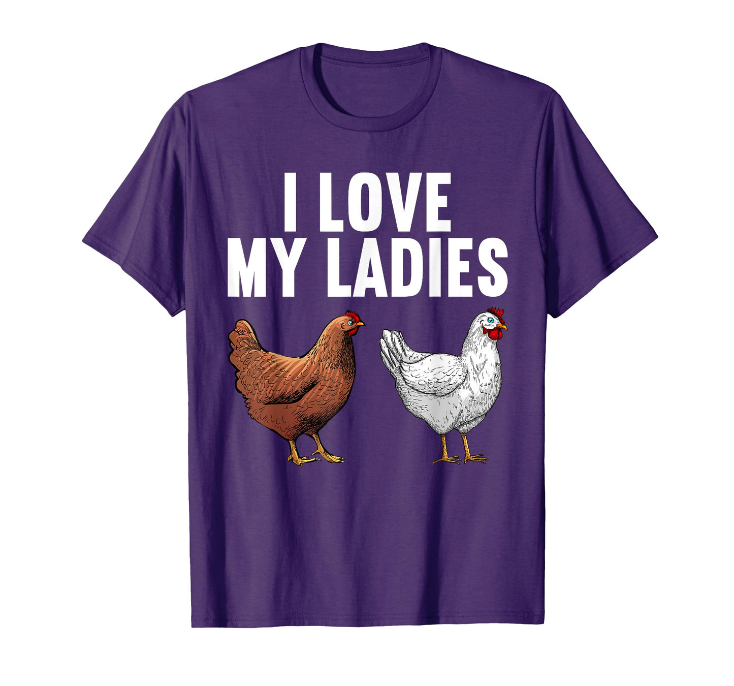 Cool Chicken Art For Men Women Dad Rooster Chicken Farmer T-Shirt