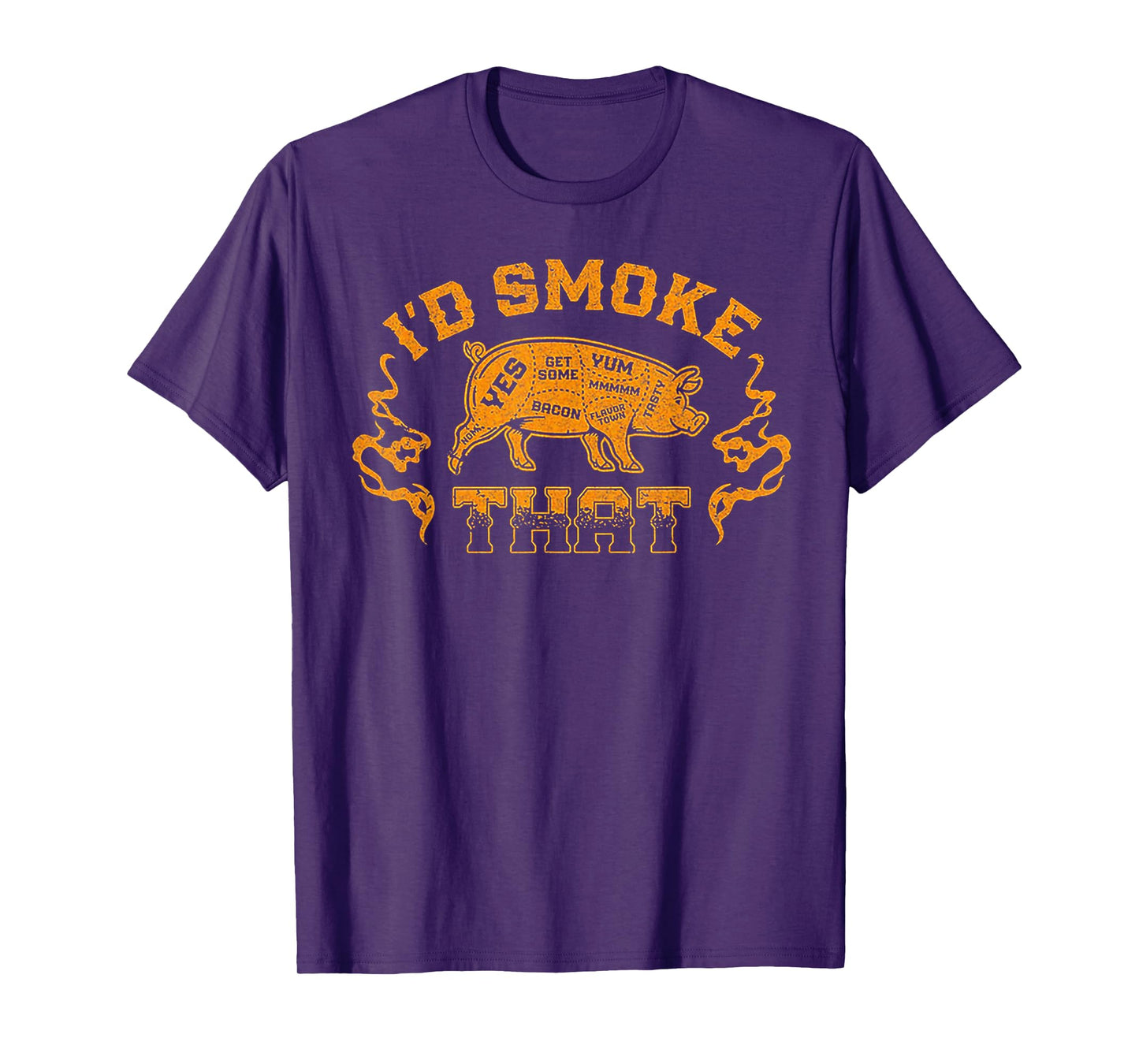I'd Smoke That Pig Grill BBQ Meat T-Shirt