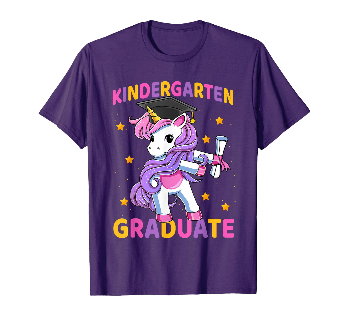 Flossing Unicorn Kindergarten Graduation for Girls Kids T-Shirt