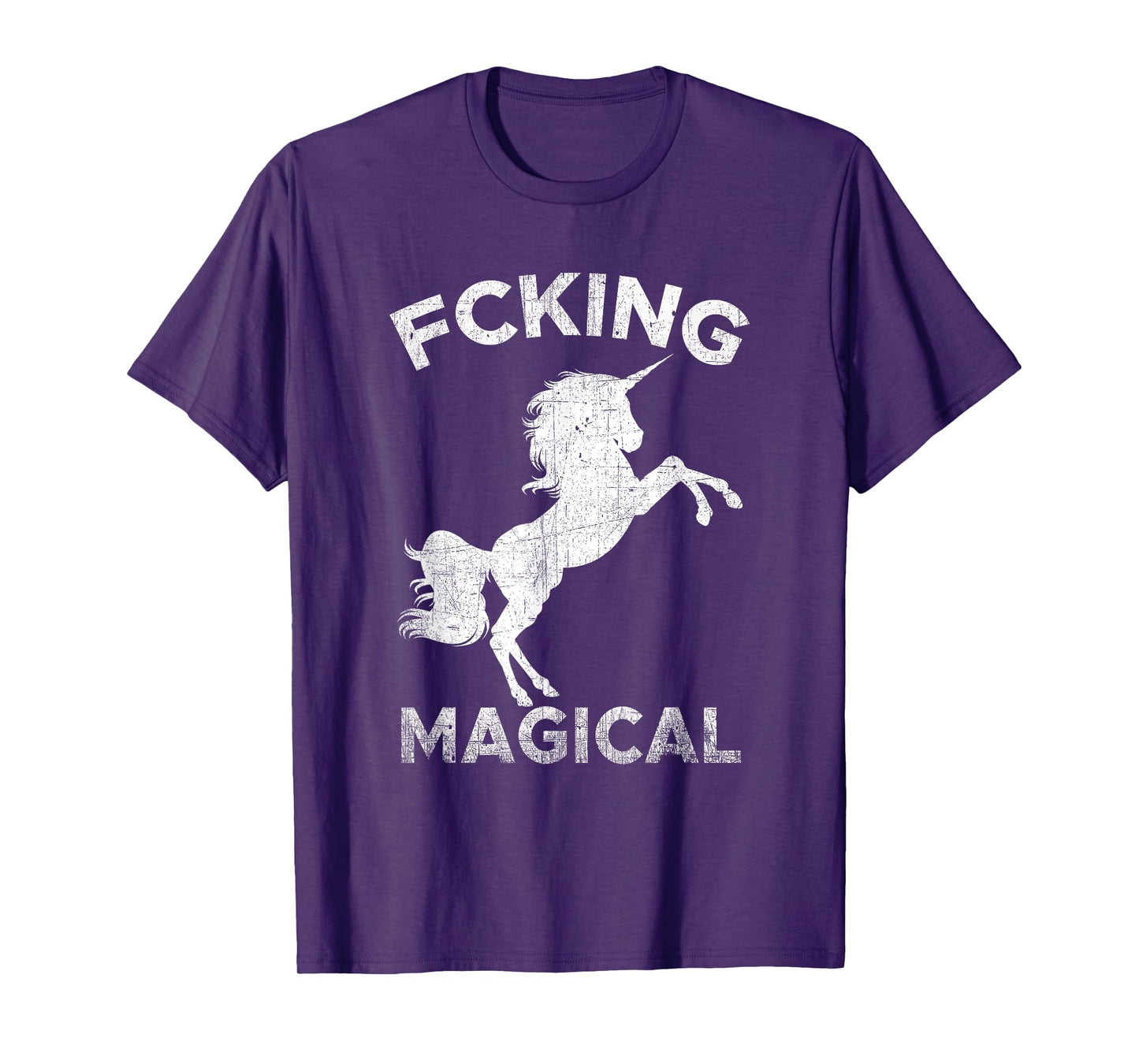 Fcking Magical Unicorn - Funny Adult Womens T-Shirt