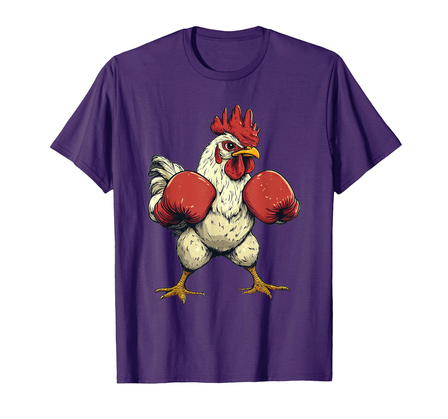 Chicken Dressed As A Boxer Funny Boxing T-Shirt