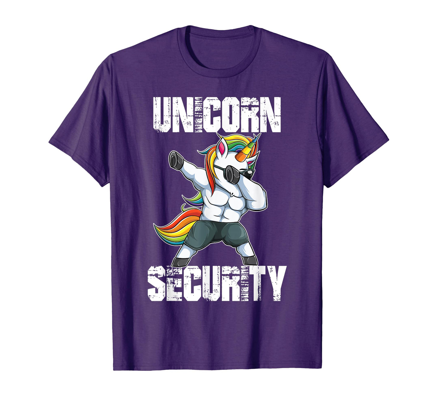 Unicorn Security Dad Mom Daughter Adult unicorn costume gift T-Shirt