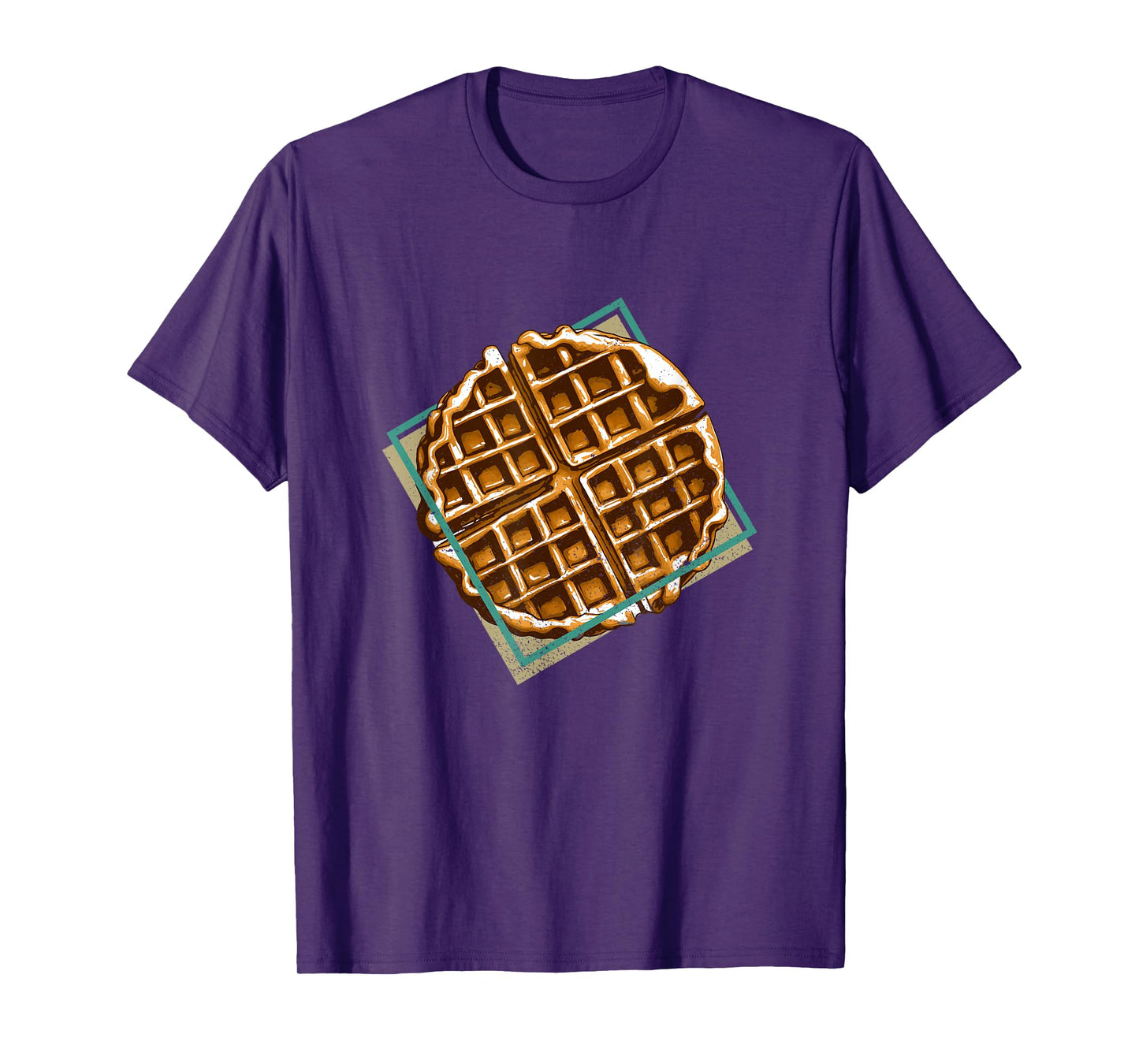 Waffle Puristic Design Delicious Waffle Chef T-Shirt