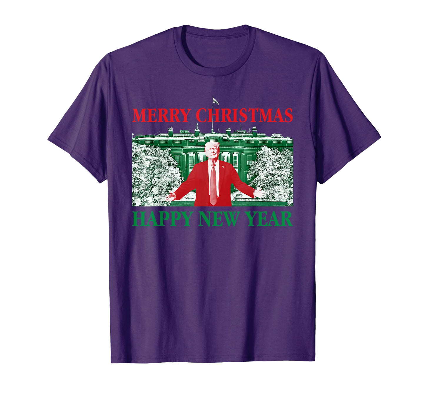 47th President Merry Christmas Xmas Happy New Year 2025 2026 T-Shirt