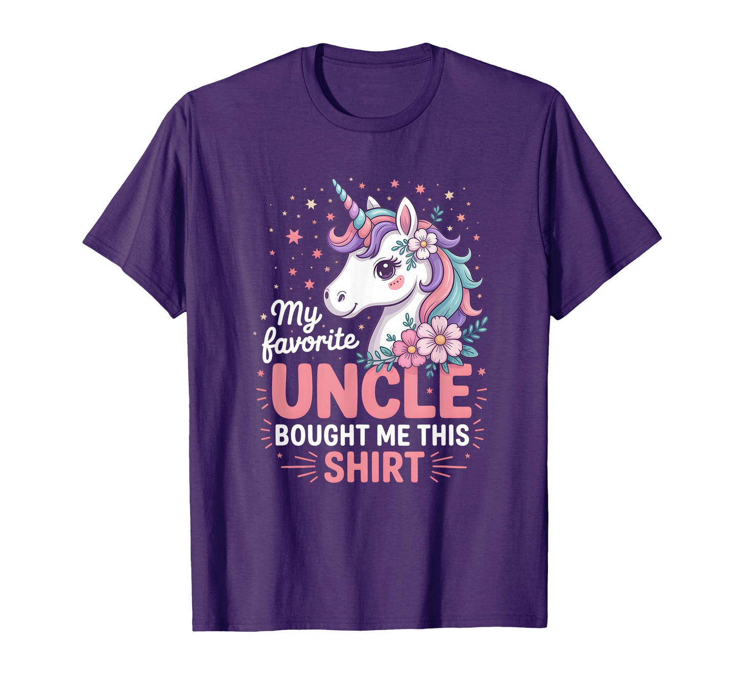 Favorite Uncle Niece Family Matching Love Cute Proud Kids T-Shirt