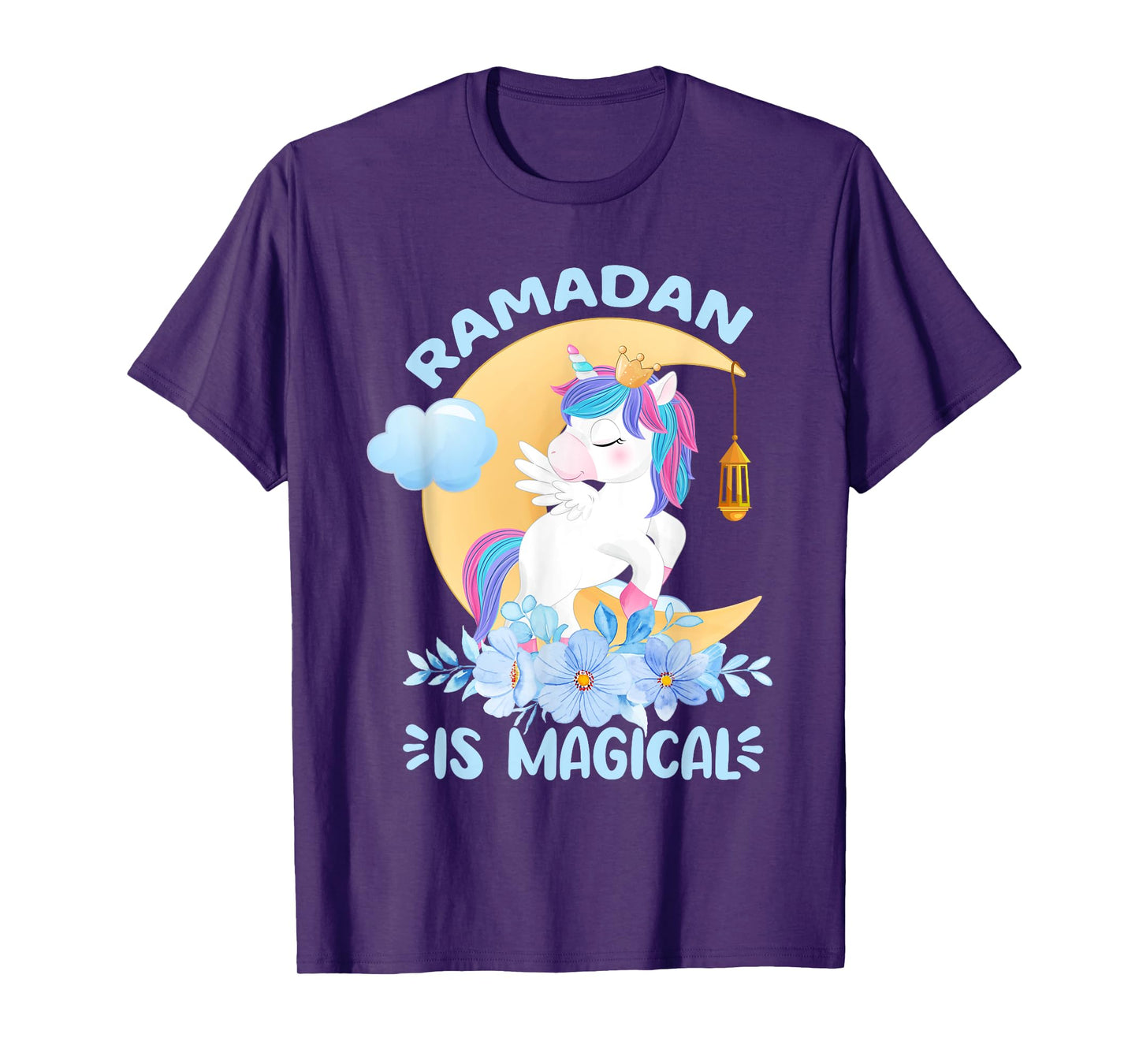 Ramadan Is Magical Unicorn Ramadan Mubarak For Girls T-Shirt