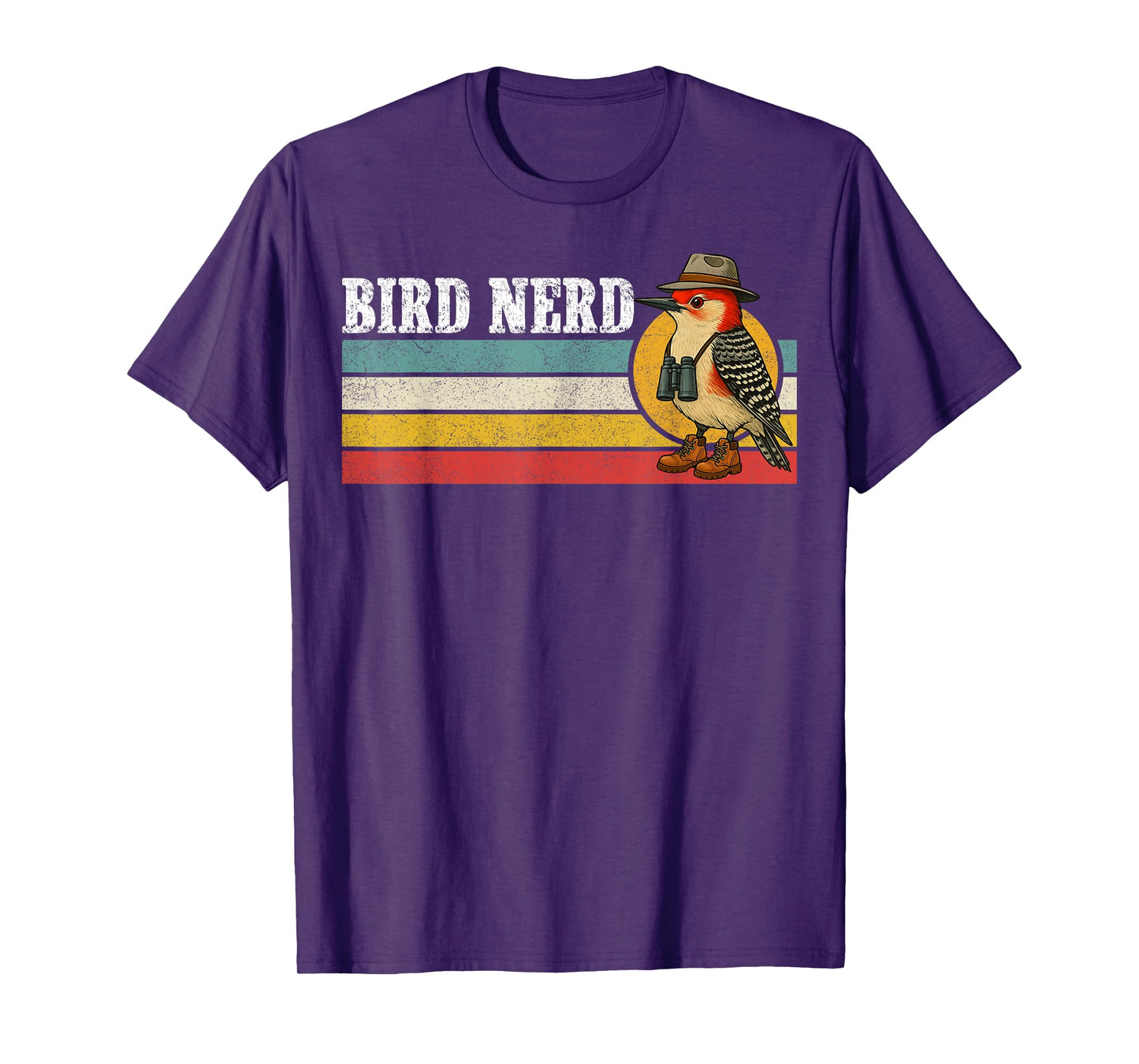 Bird Nerd Vintage Bird Lover Birding Funny Bird Watching T-Shirt