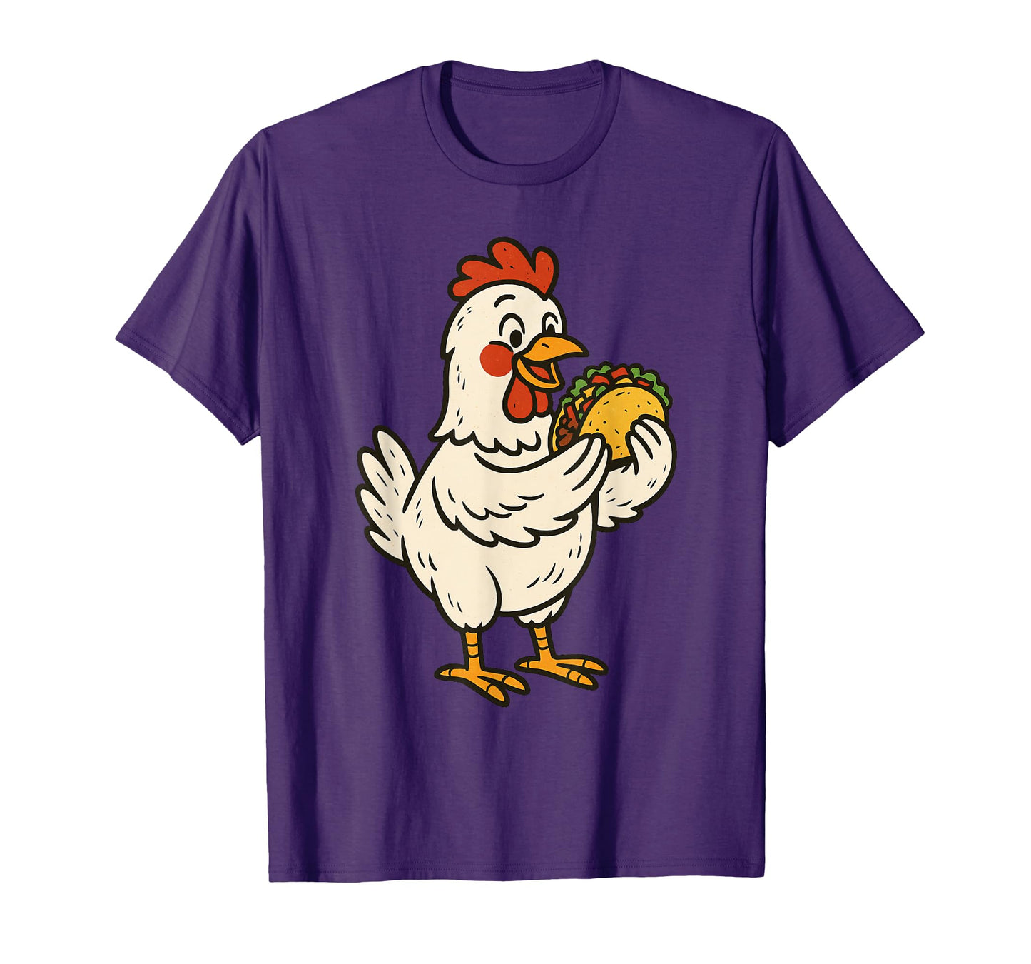 Chicken Eating Taco T-Shirt