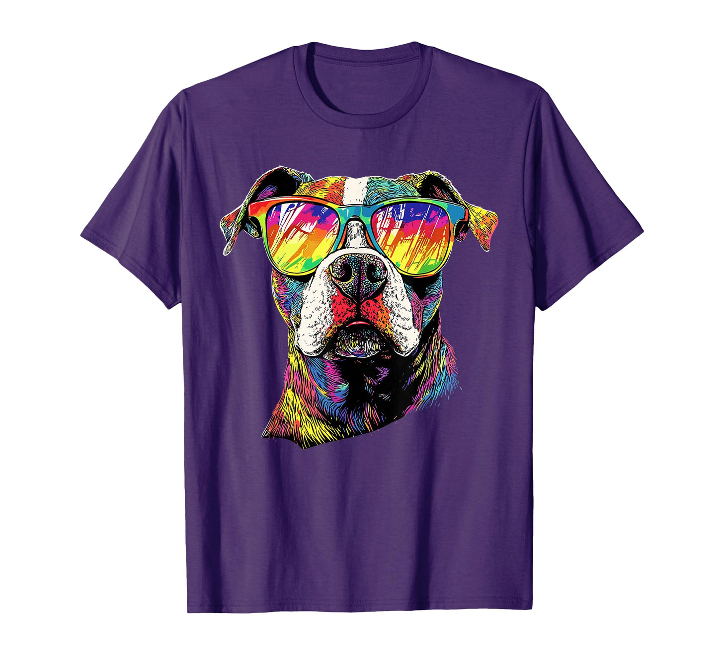 Pitbull with Sunglasses Pittie American Pit Bull Terrier T-Shirt