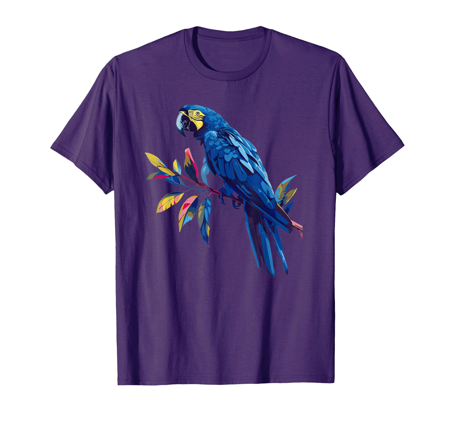 Hyacinth Macaw Retro T-Shirt