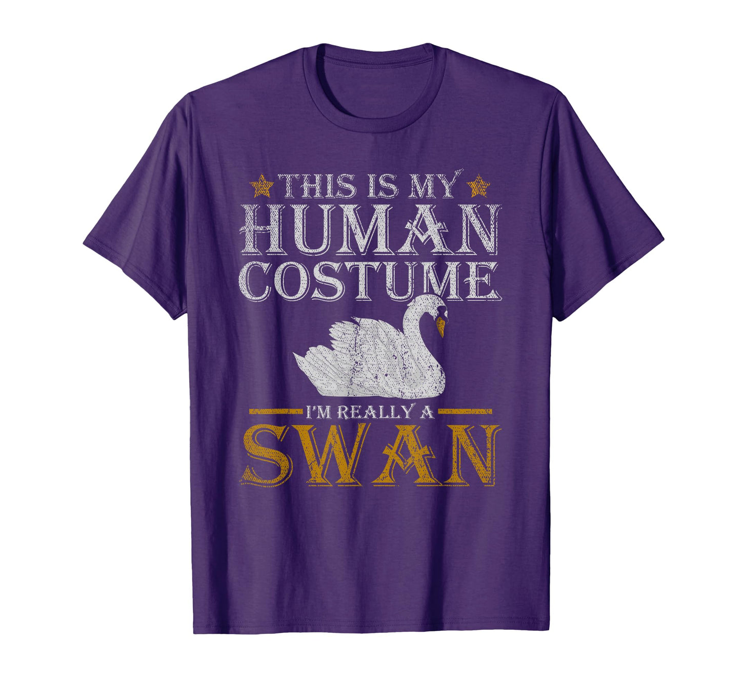 Pretty Animal Beautiful Bird Funny Costume Swan T-Shirt