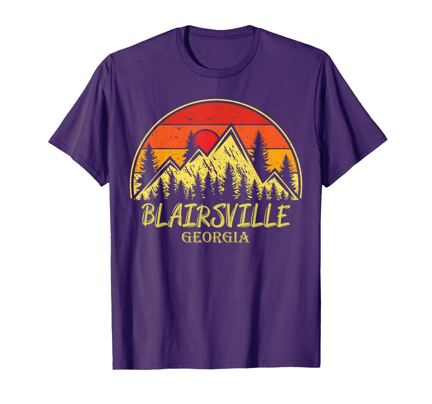 Vintage Blairsville Georgia GA Mountains Hiking Souvenir T-Shirt