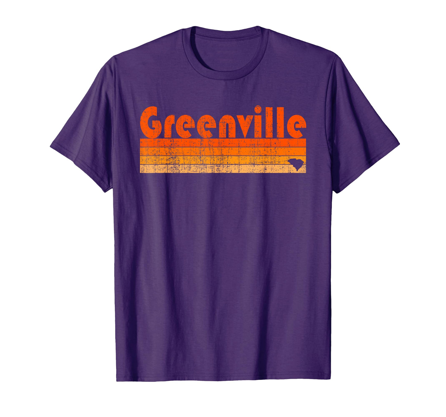 Retro 80s Style Greenville SC T-Shirt T-Shirt