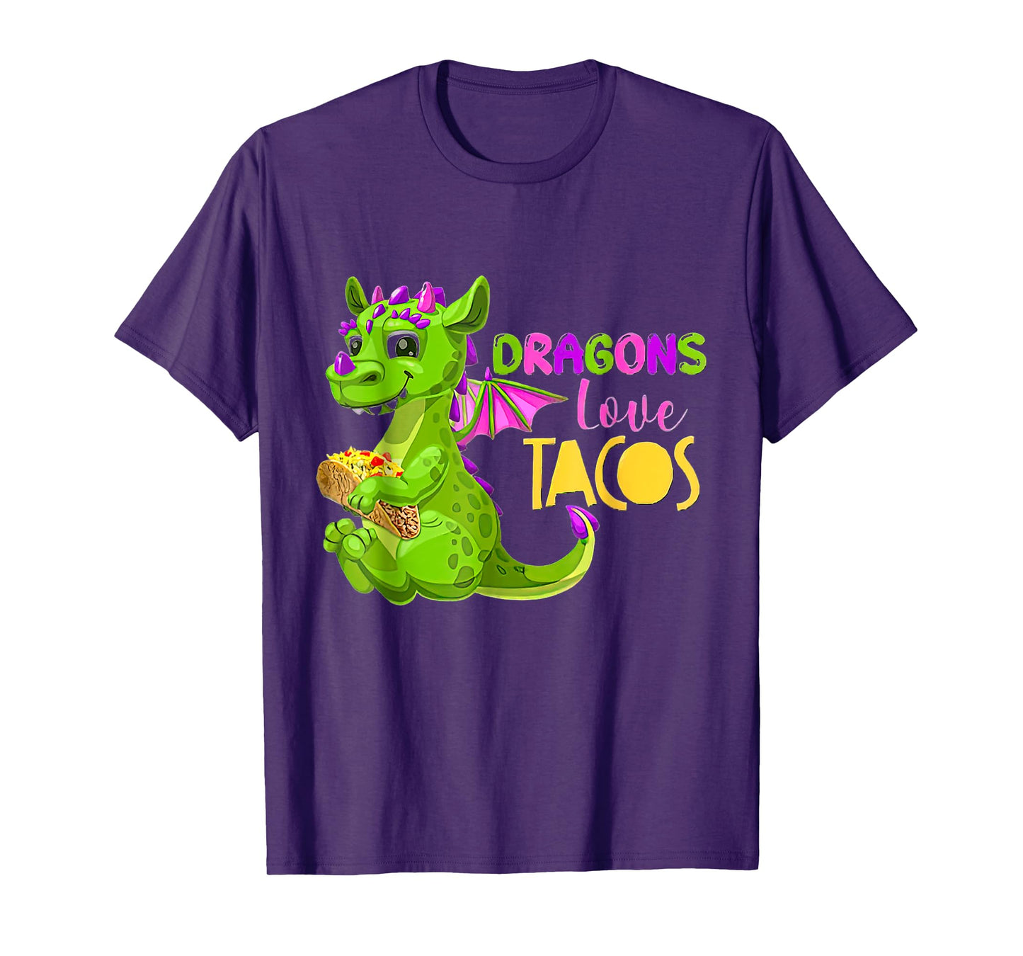 Dragons Love Tacos Adult Kids Dragon Lovers Gifts T-Shirt