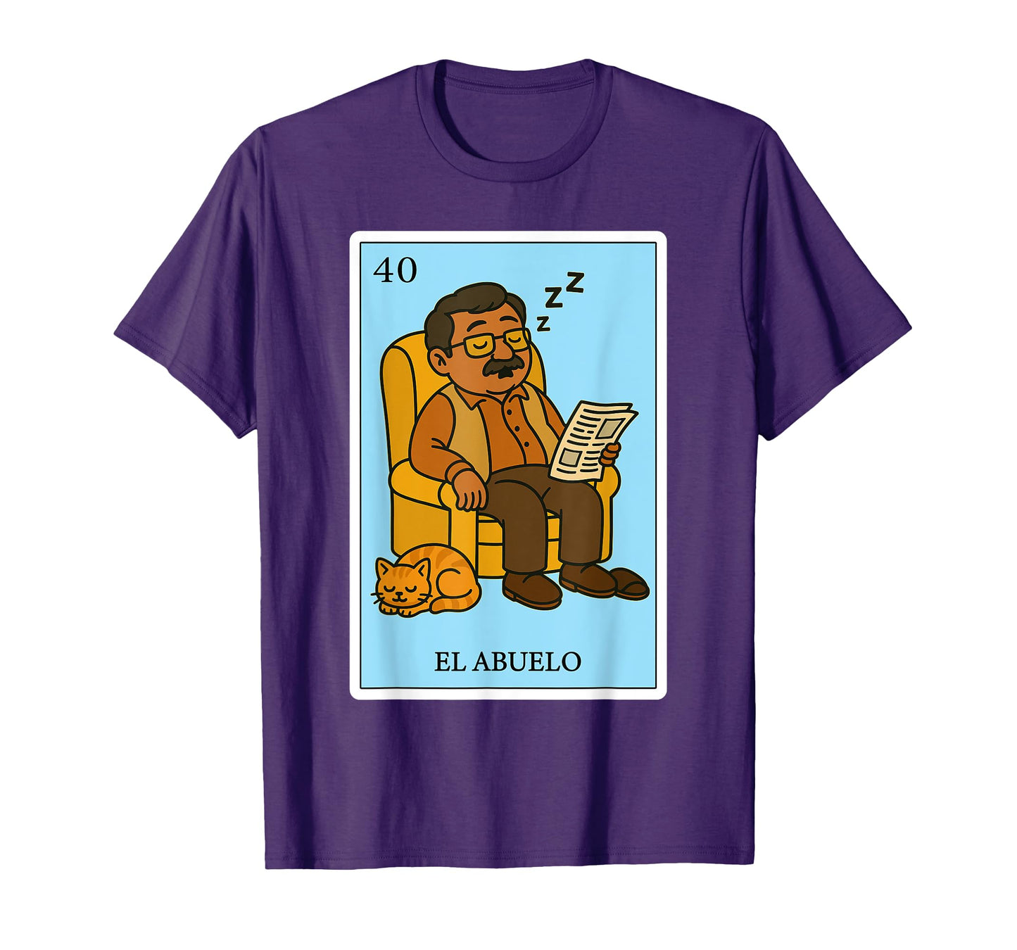 El Abuelo Dormilón | Spanish-Mexican Bingo Gifts for Abuela T-Shirt