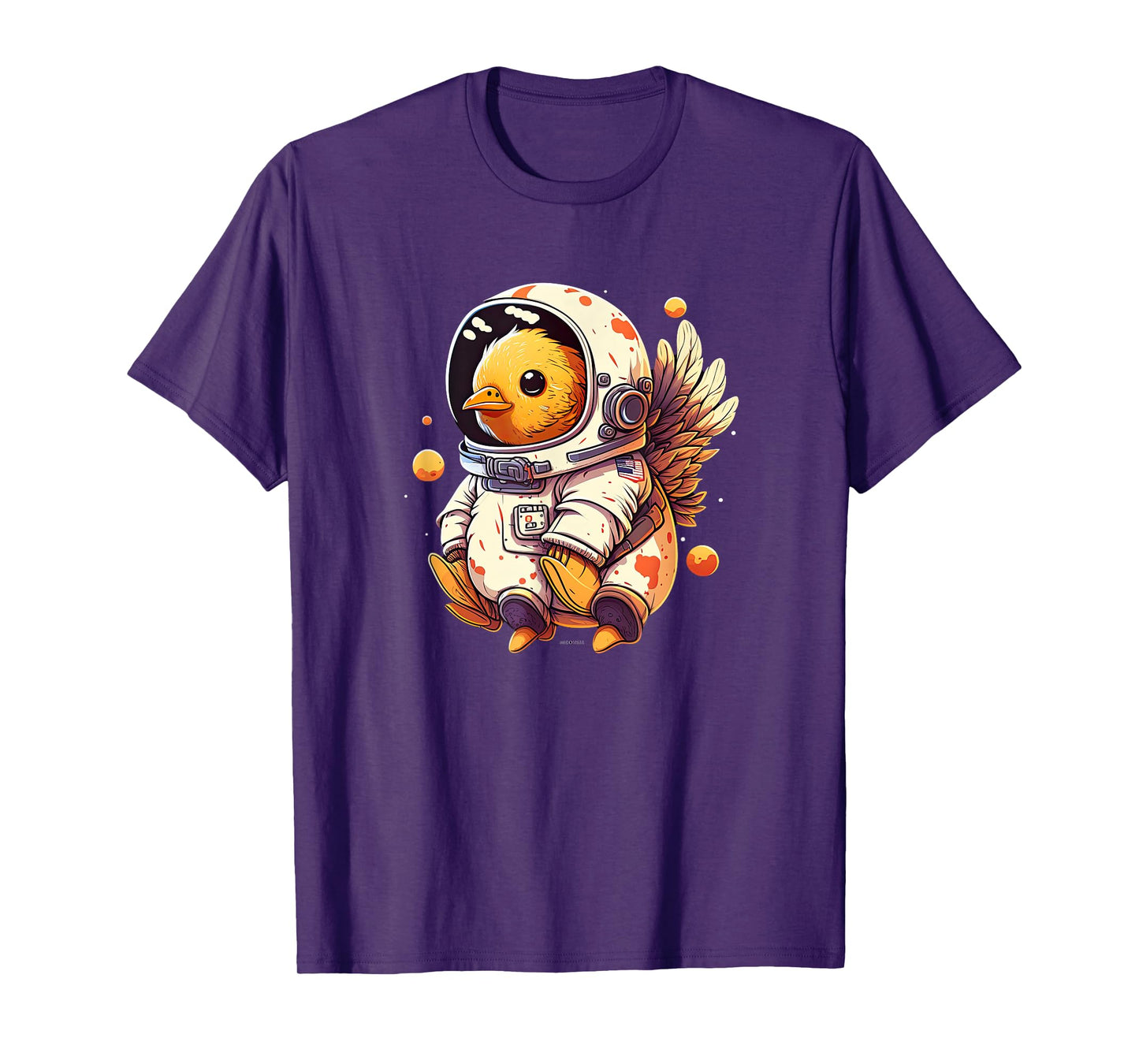 Chicken Cool Astronaut space T-Shirt