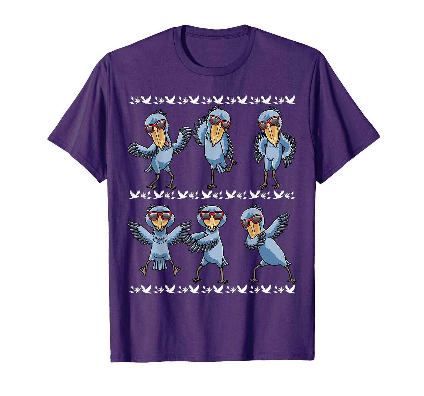 Shoebill Bird Hoe-billed Stork Dancing Birding Birder T-Shirt