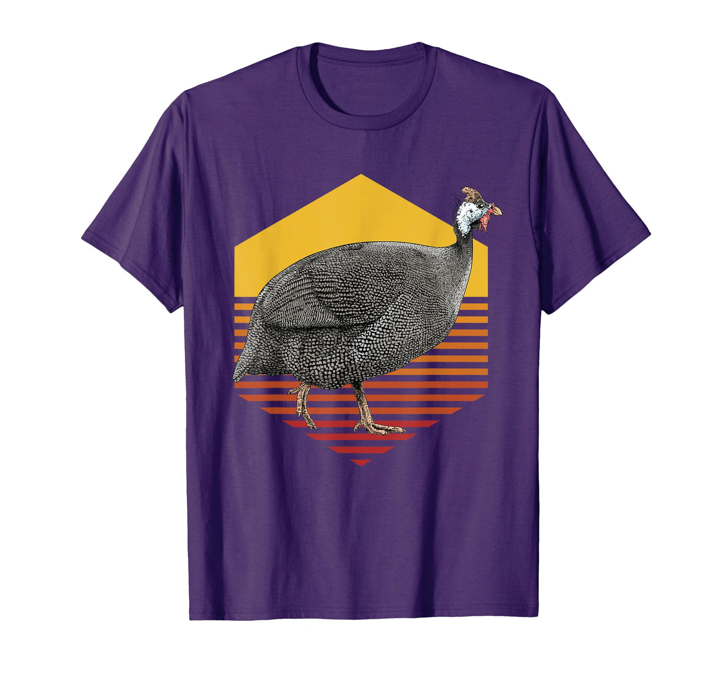 Guinea Fowl Retro T-Shirt