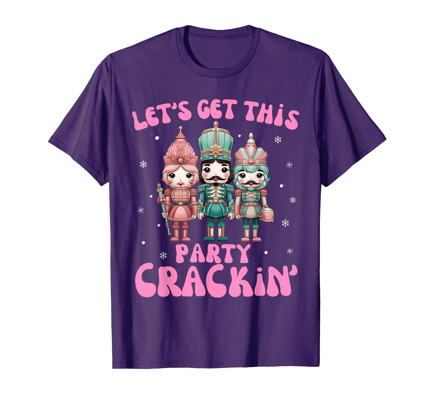 Nutcracker let's get this party crackin Christmas Kid Girls T-Shirt