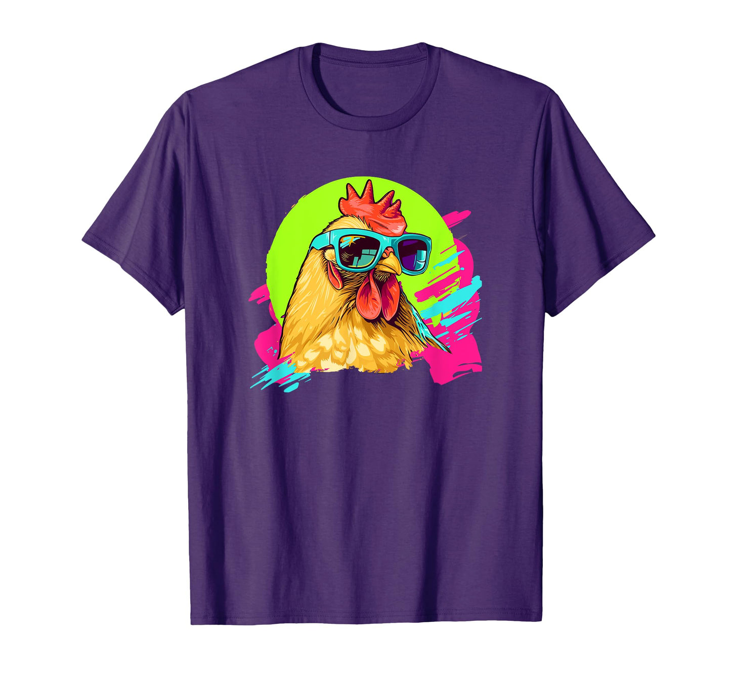 Funny Retro Vintage 80s Buff Orpington Chicken Lover T-Shirt