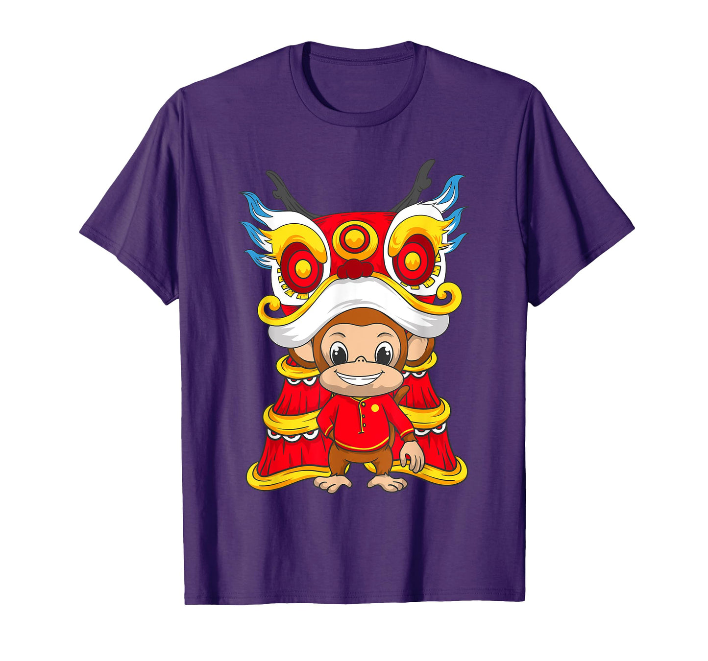 Chinese New Year Of The Monkey 2028 Lunar Zodiac Sign Kids T-Shirt