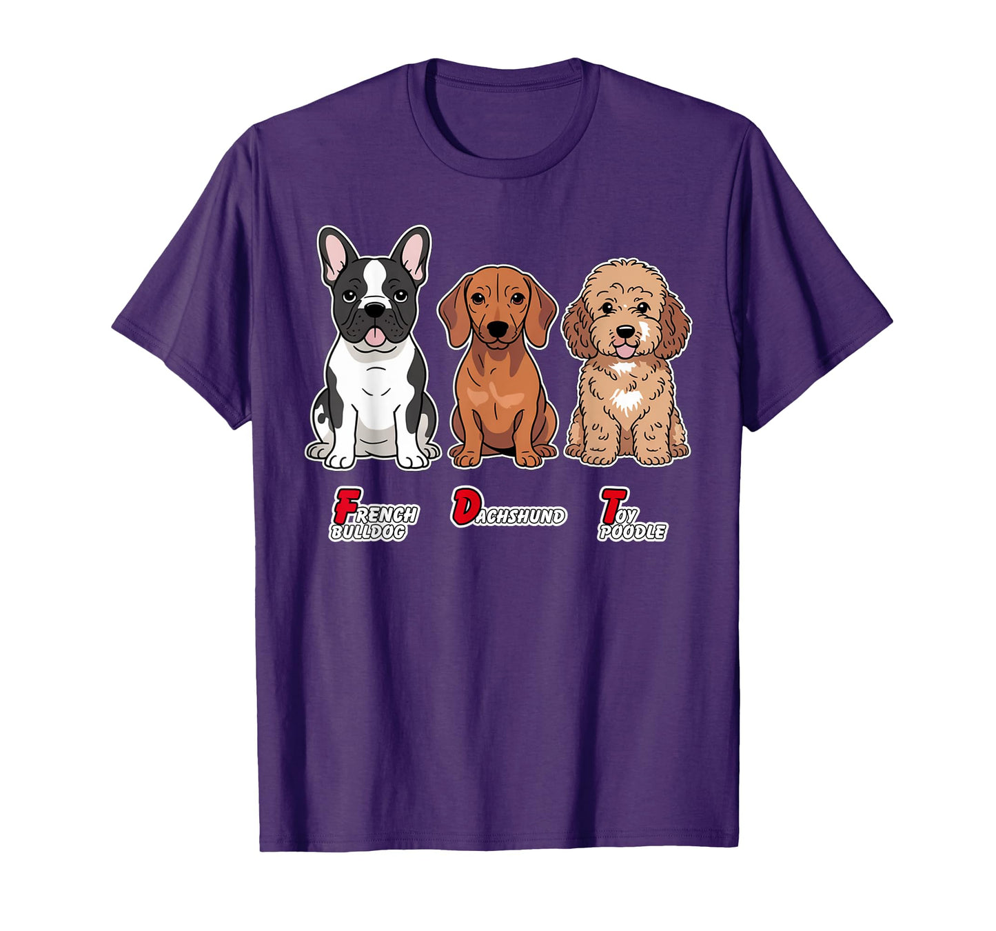 French Bulldog Dachshund Toy Poodle Funny Subtle Anti Trump T-Shirt