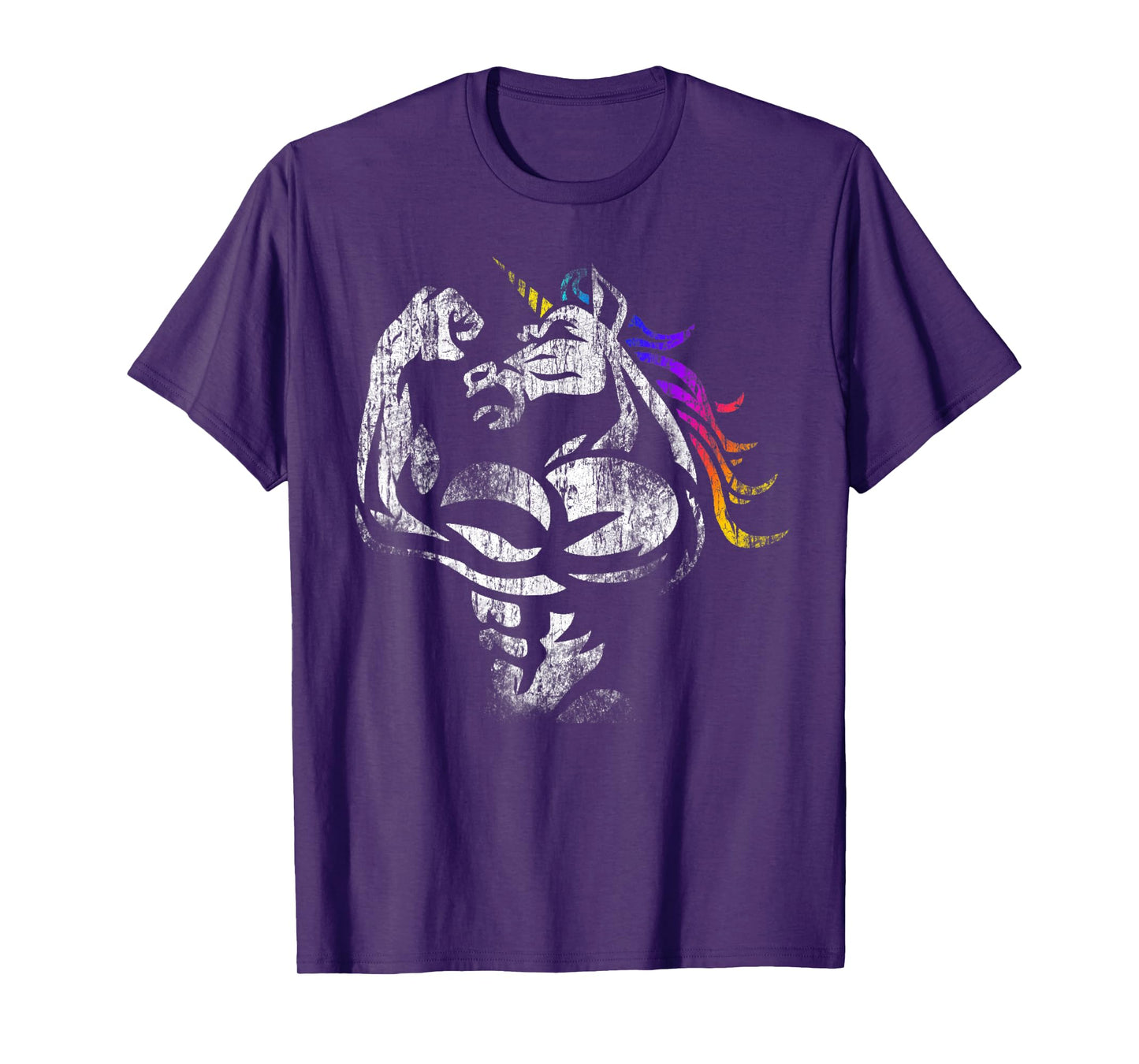 Muscle Unicorn Workout Father's Day Gift Weight Lifting Gym T-Shirt