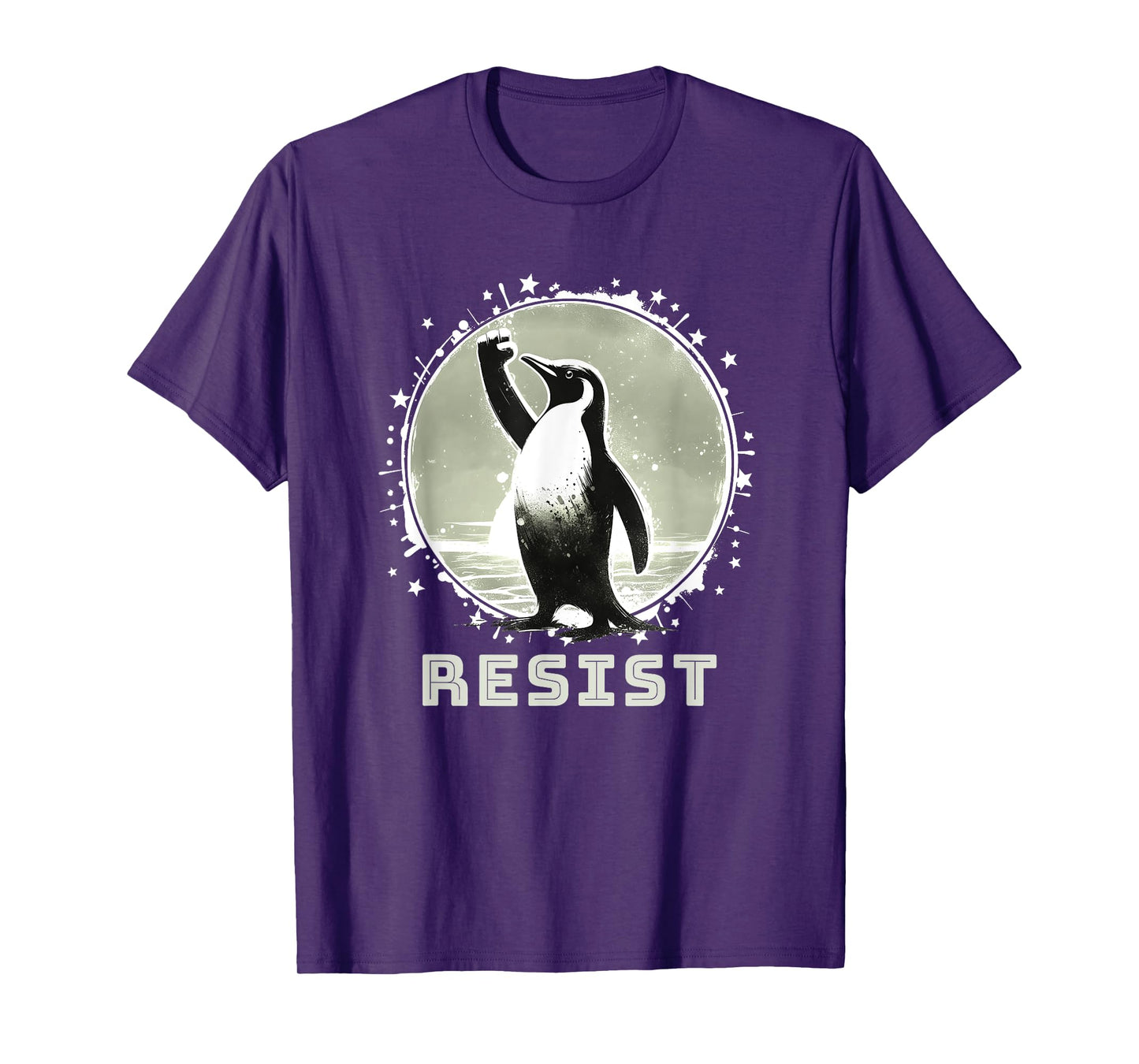 Resist Shirt Funny Resist Penguins Protest Against T-Shirt