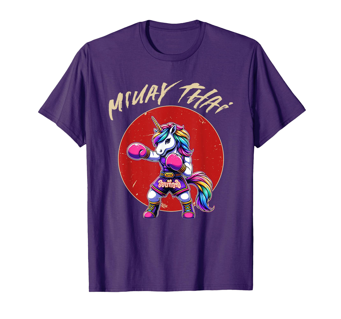 Muay Thai and Thai Boxing Unicorn T-Shirt