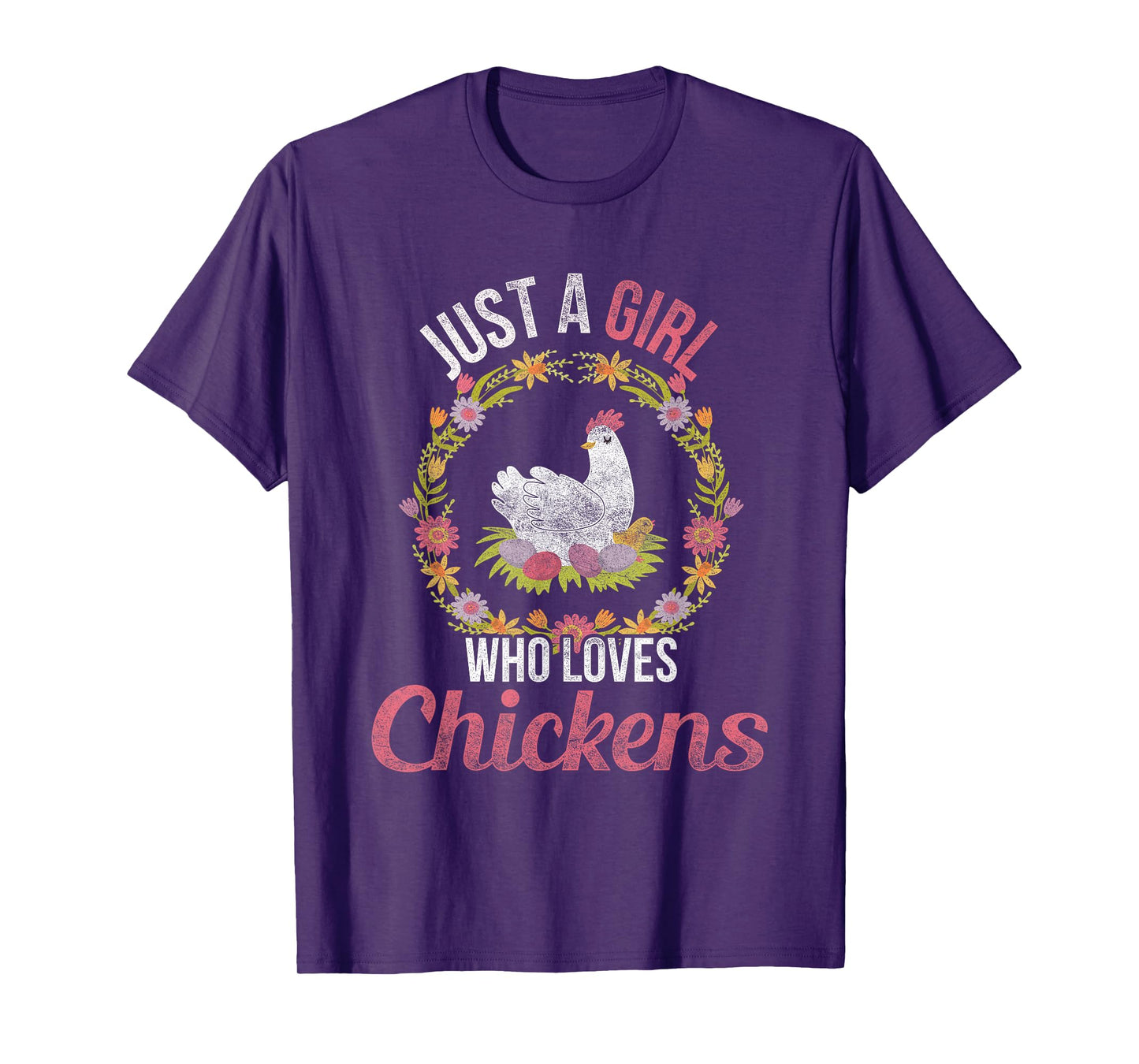 Just A Girl Who Loves Chicken T-Shirt