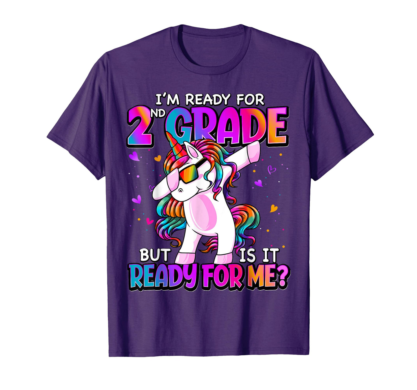I'm Ready For 2nd Grade Shirt Back To School 2nd Grade Girls T-Shirt