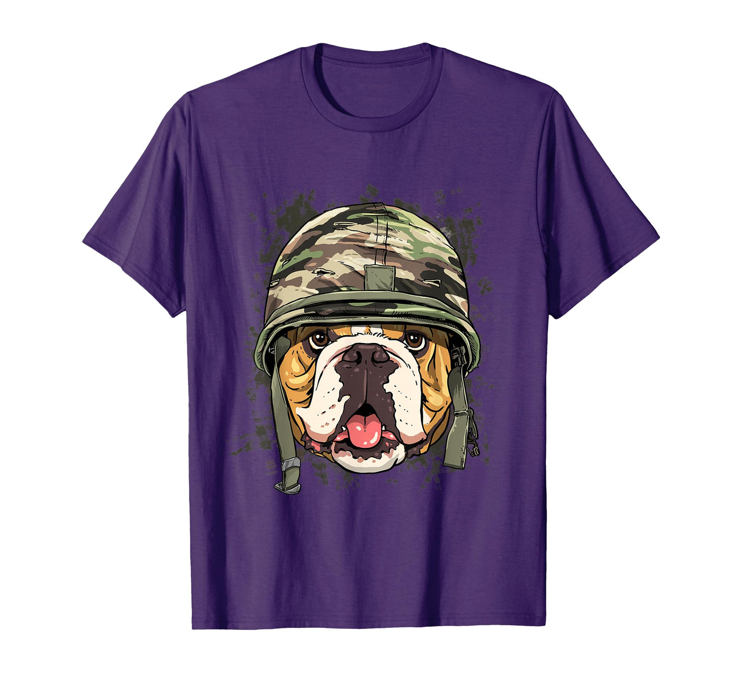 American Bulldog Soldier Veteran Dog - Army Dog Lover T-Shirt
