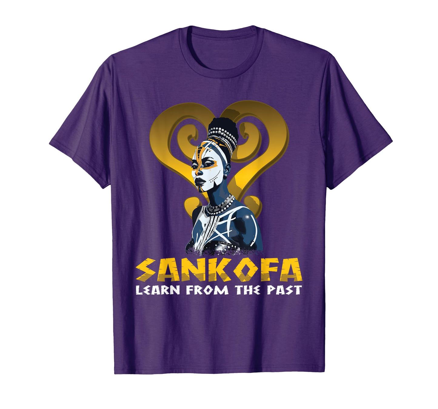 "Sankofa learn from the past" Adinkra Pan African Sankofa T-Shirt