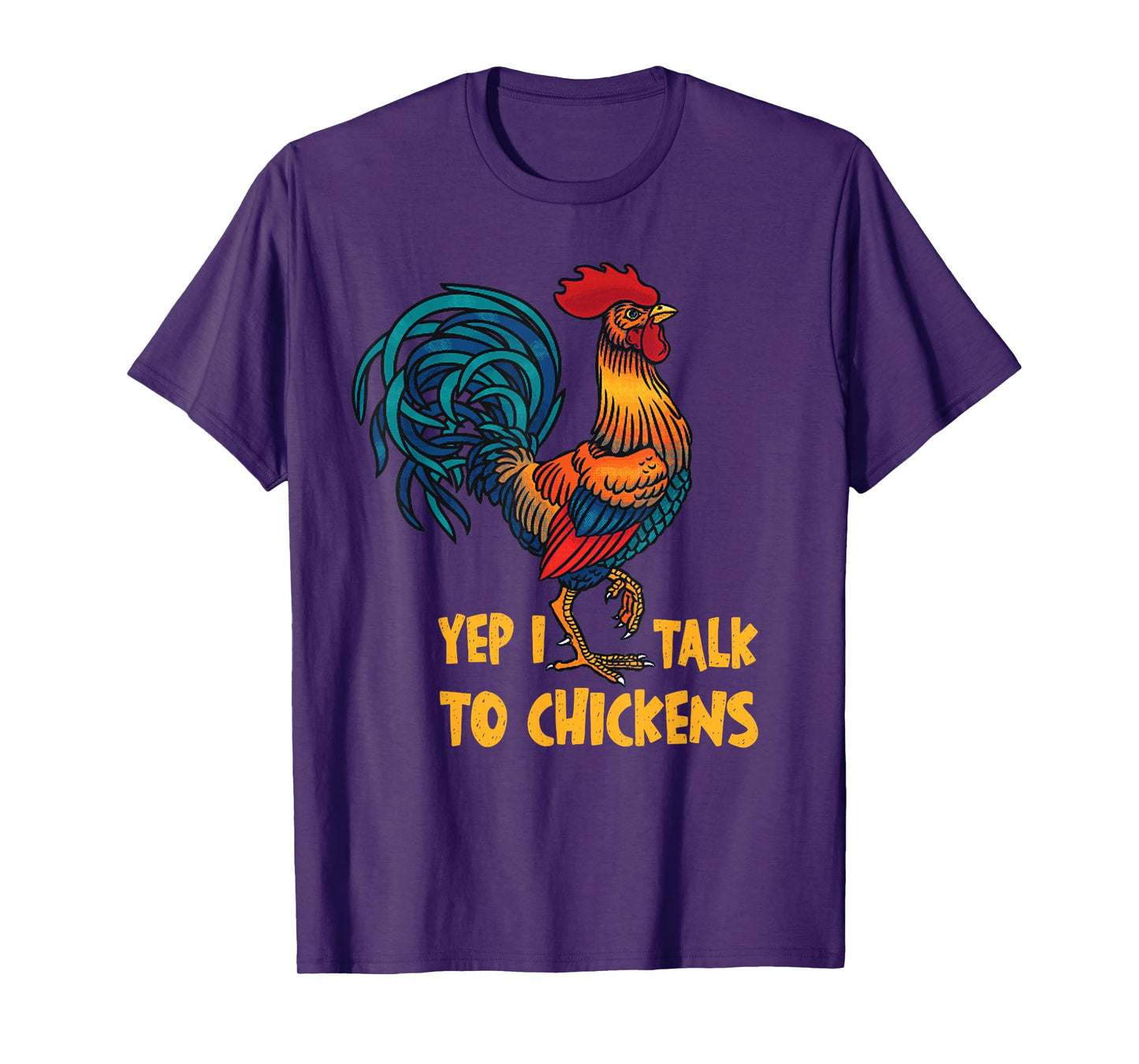 Funny Chicken For Men Women Crazy Chicken Farmer Lovers T-Shirt