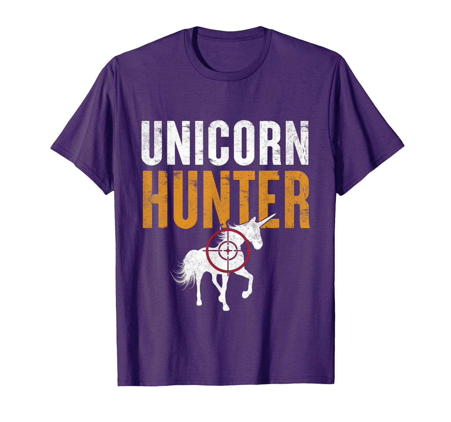 Funny Lazy Halloween Costume Unicorn Hunter Costume Men T-Shirt