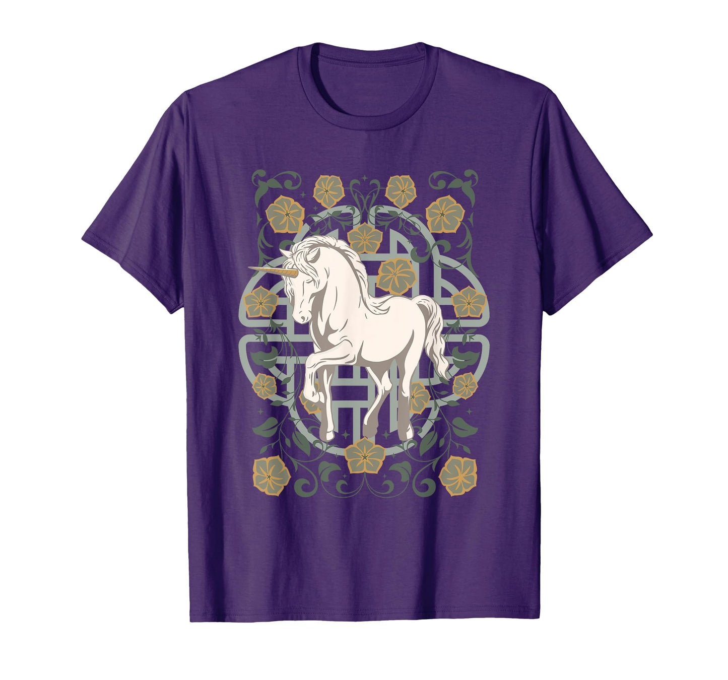 Celtic Unicorn Design T-Shirt