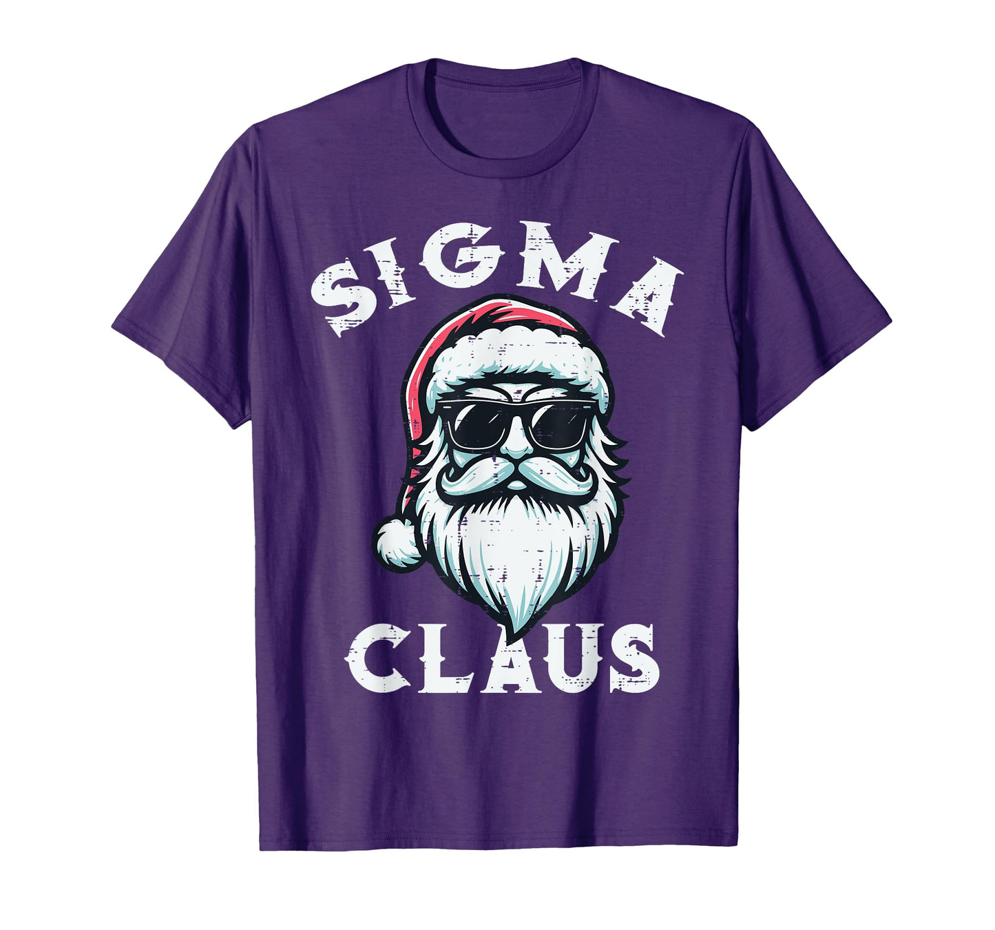Sigma Claus Santa Funny Christmas Boys Teens Kids Men T-Shirt