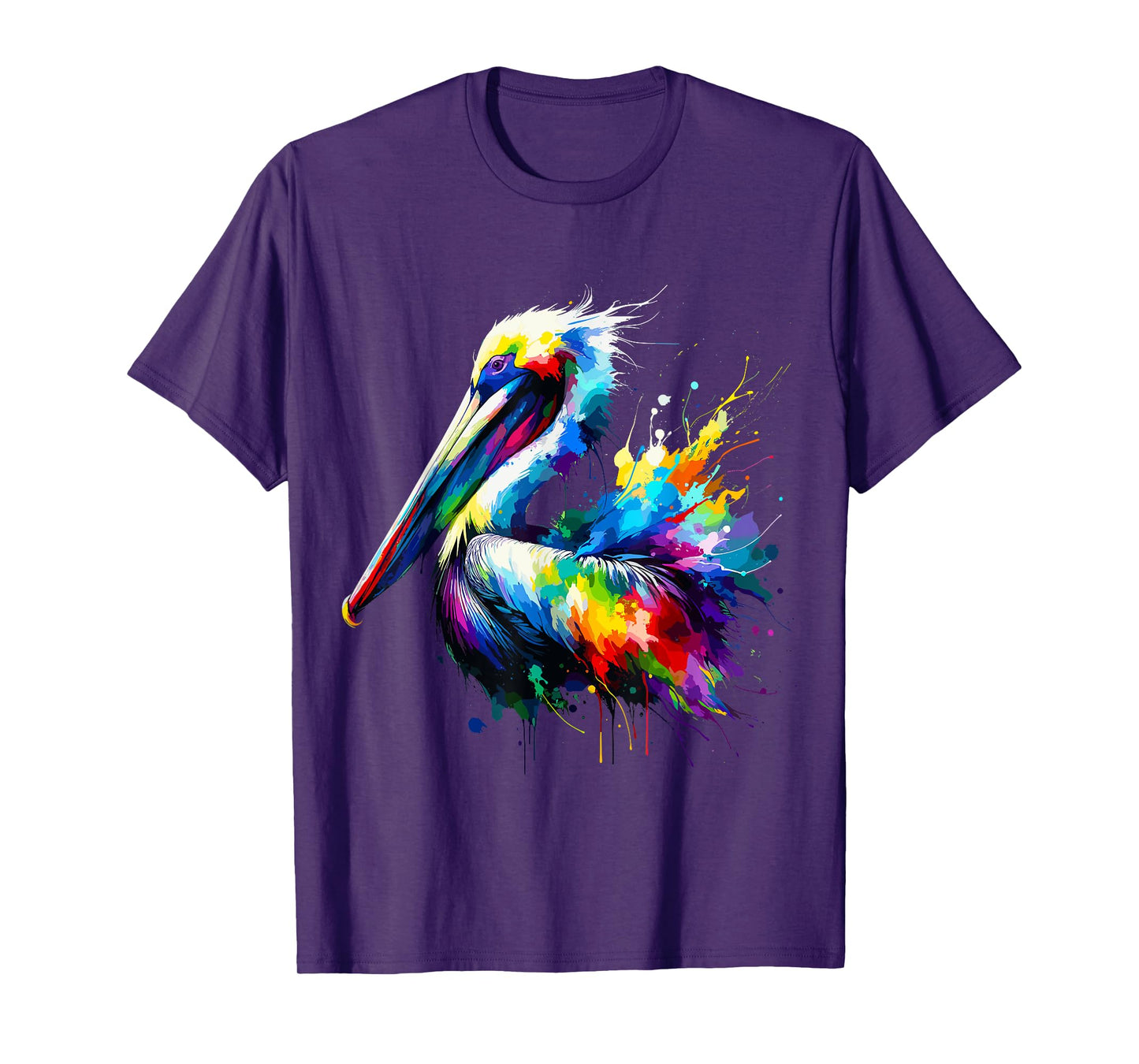 Splash Art Pelican Pelicans T-Shirt