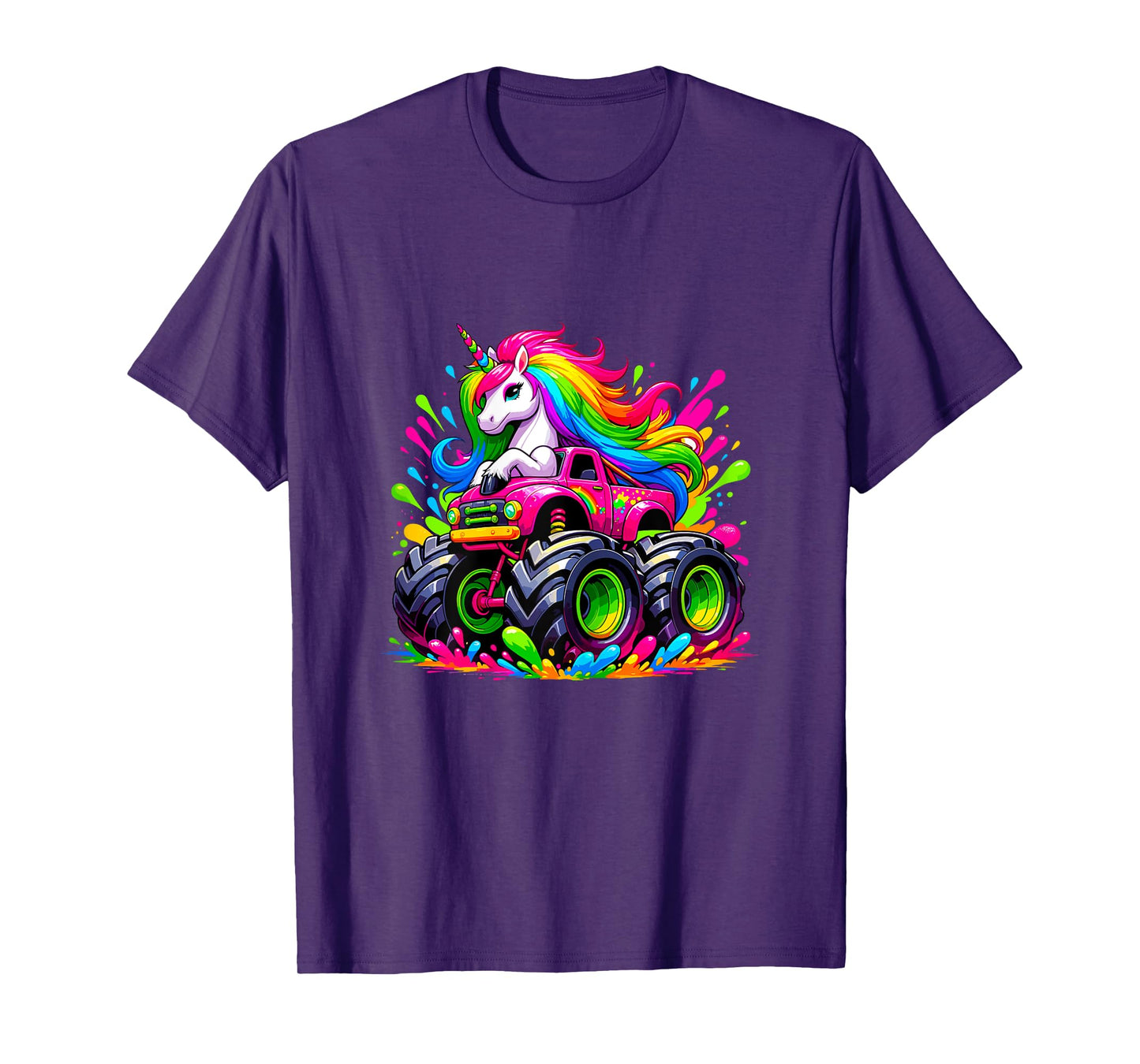 Unicorn Monster Truck T-Shirt