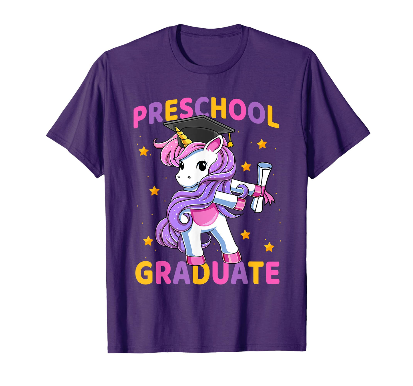 Flossing Unicorn Preschool Graduation for Girls Kids T-Shirt