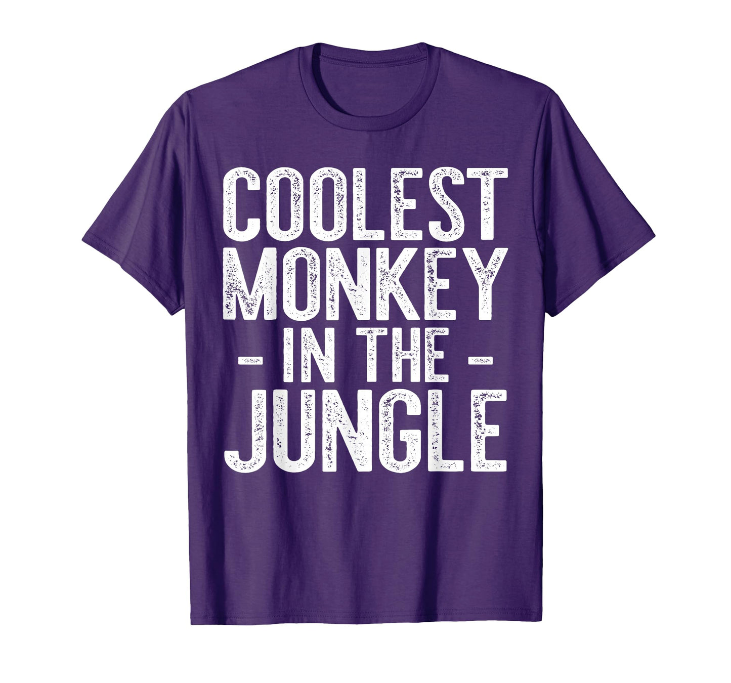 Coolest Monkey In The Jungle Shirt Men Women Kids Party T-Shirt