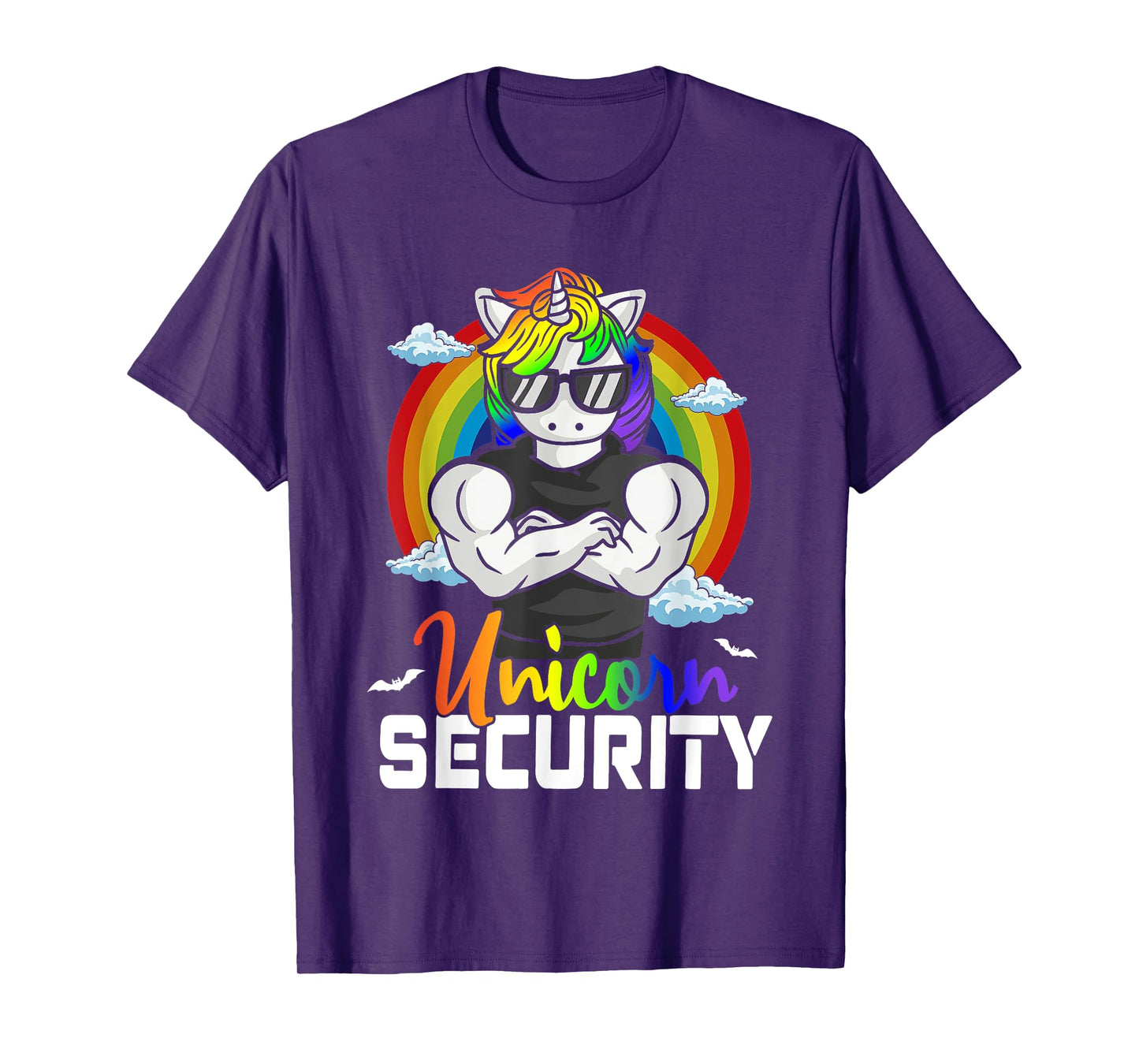 Halloween Costume Unicorn Security Matching Family T-Shirt