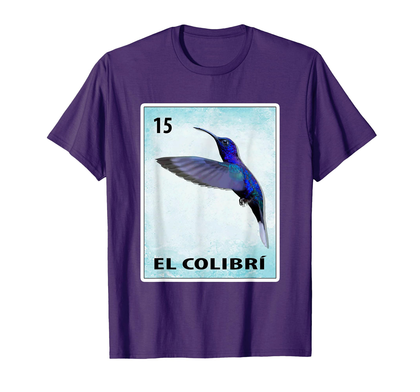 El Colibri Mexican Hummingbird Cards T-Shirt